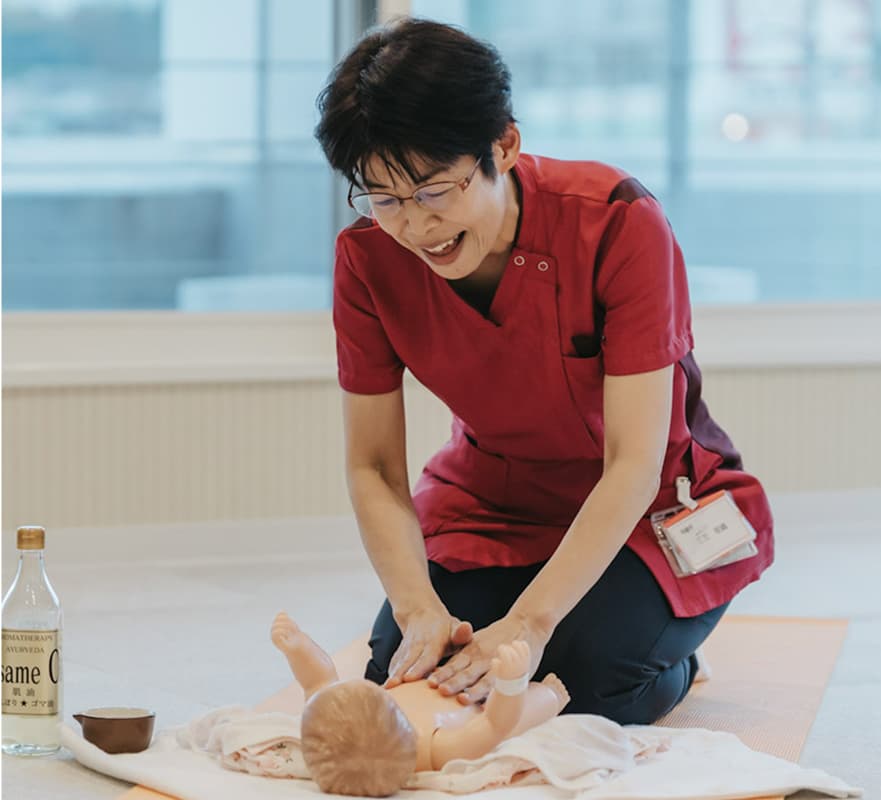 ベビーマッサージ