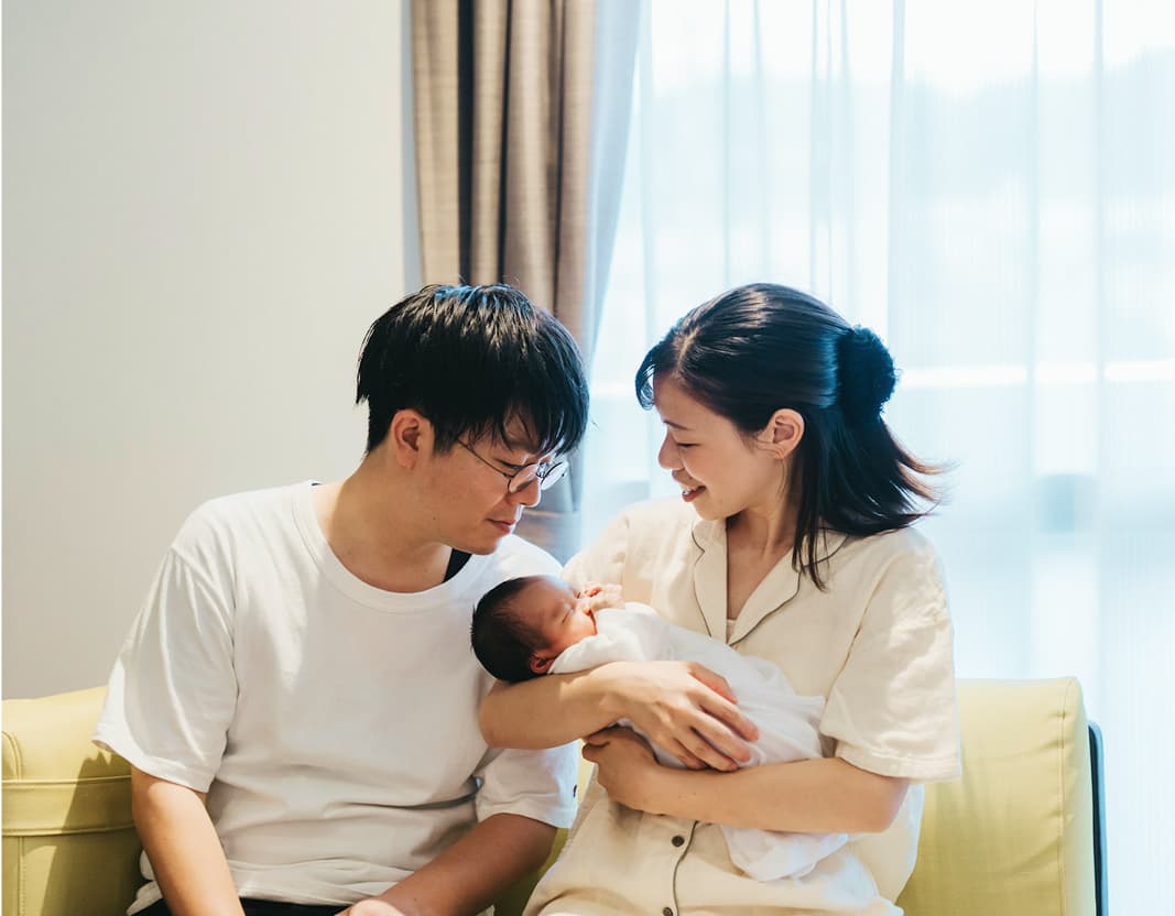 家族入院の様子