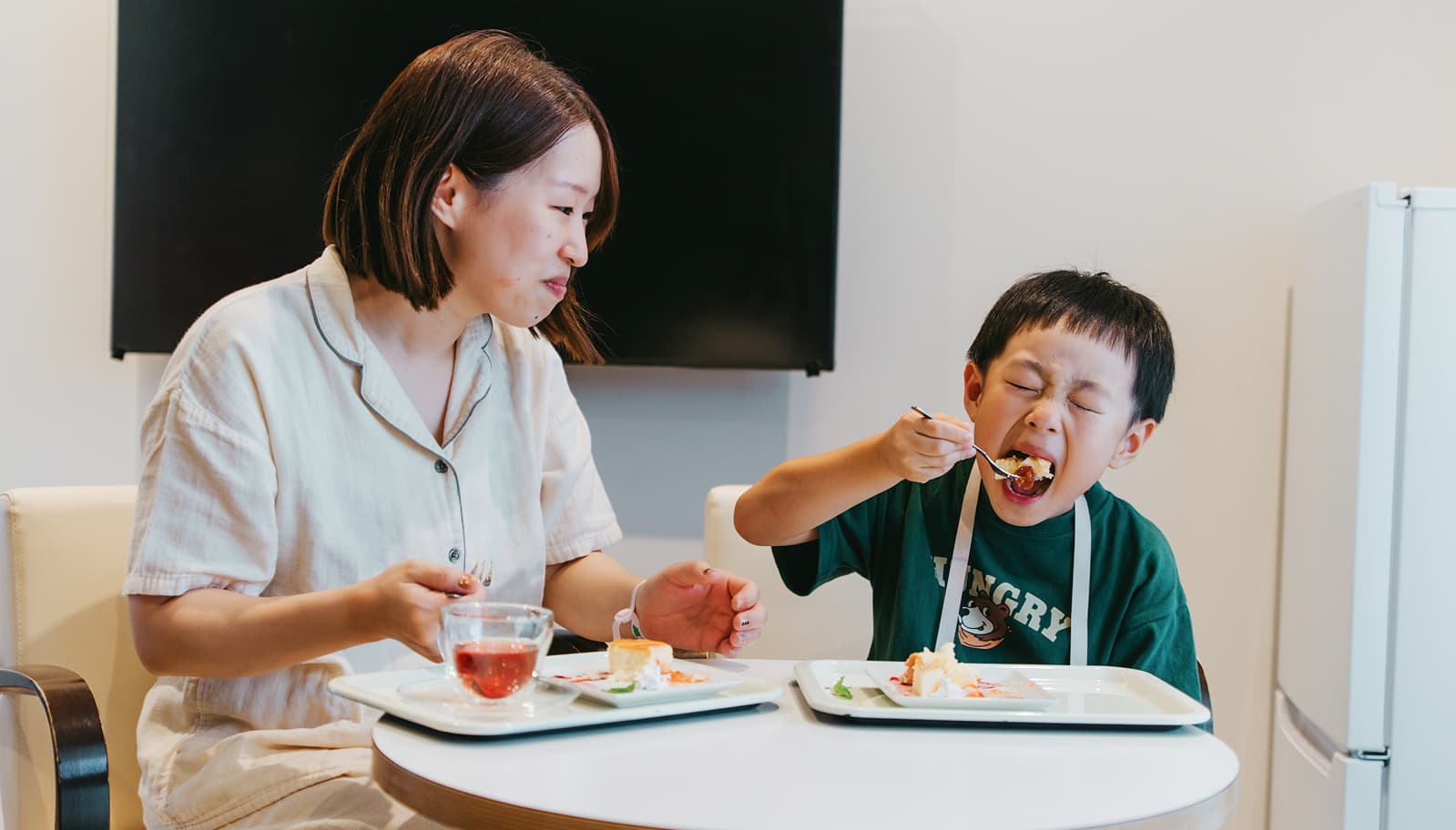 子連れ入院の様子