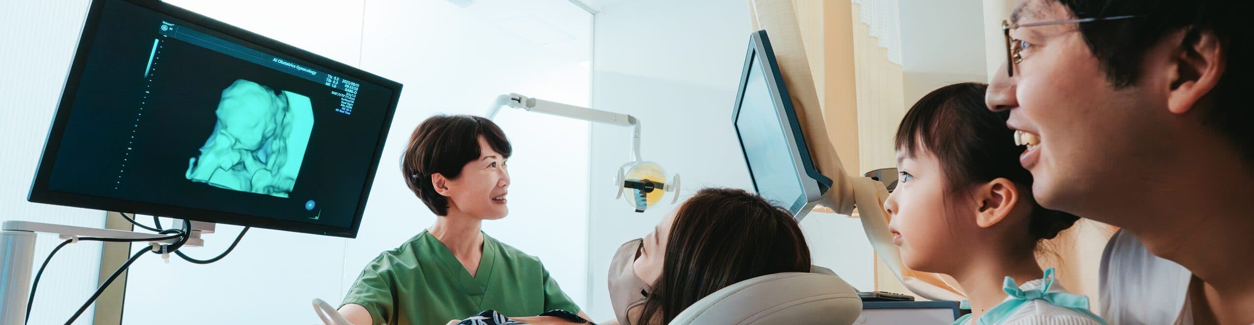 妊婦健診の様子
