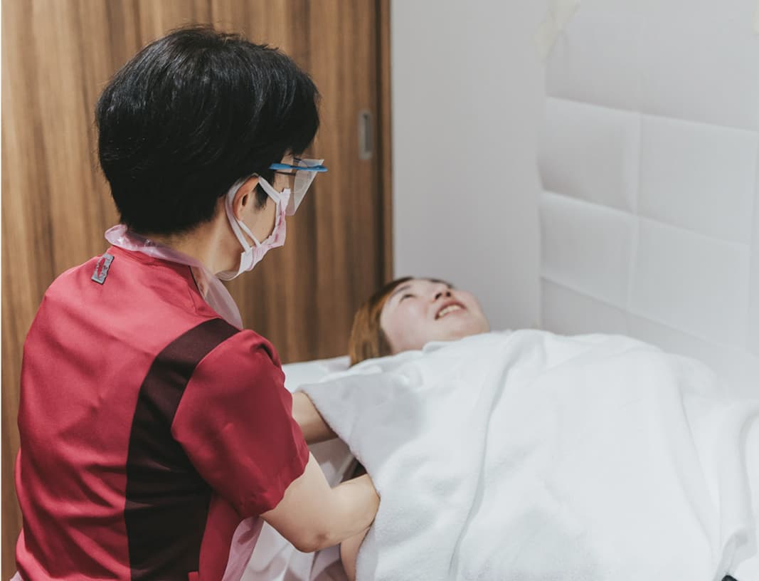 乳腺炎対応の様子